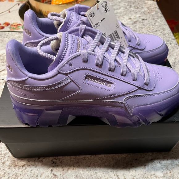 Cardi B x Reebok Wmns Club C 'Crisp Purple' - Picture 4 of 8